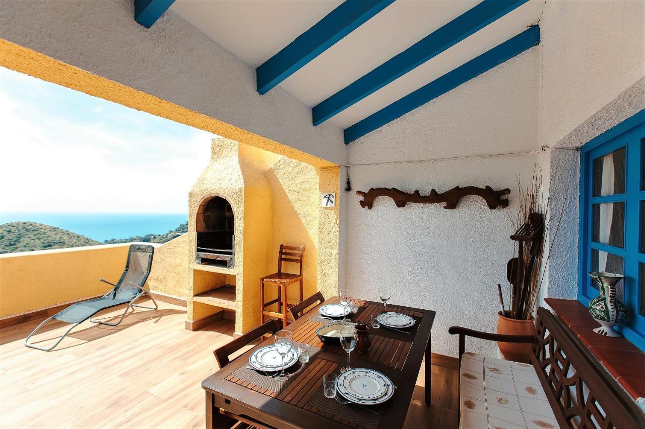 House With Terrace, Amazing Views And Private Shared Pool Villa Mojacar Exterior photo