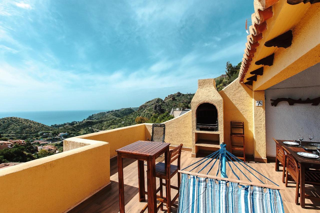 House With Terrace, Amazing Views And Private Shared Pool Villa Mojacar Exterior photo