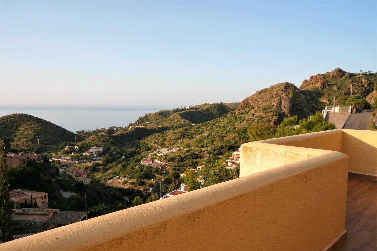 House With Terrace, Amazing Views And Private Shared Pool Villa Mojacar Exterior photo
